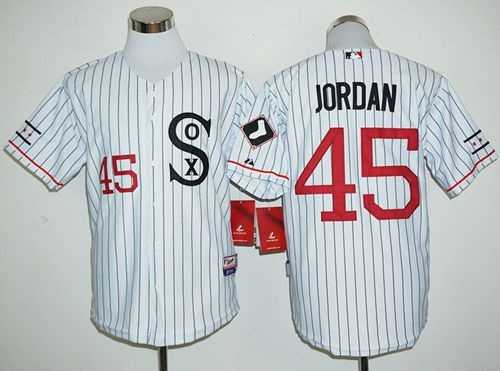 Chicago White Sox #45 Michael Jordan White(Black Strip) Cooperstown Stitched Baseball Jersey,We sell and wholesale Chicago White Sox #45 Michael Jordan White(Black Strip) Cooperstown Stitched Baseball Jersey on line form chian!